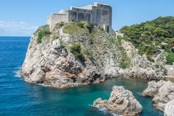 Lovrijenac Fortress in Dubrovnik, Dalmatia in Croatia