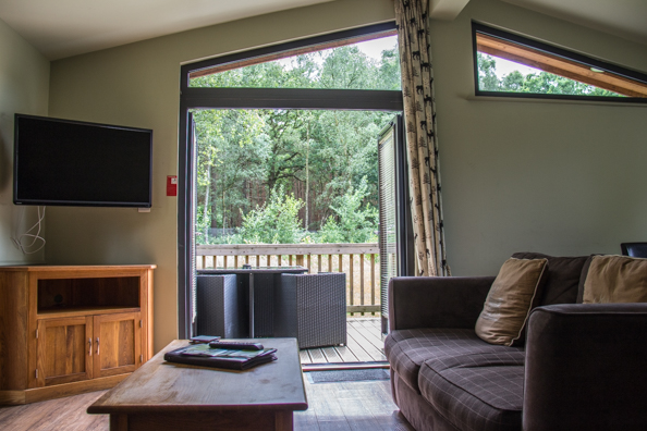 Sitting room in my lodge at Sherwood Hideaway Near Ollerton, Notts, UK