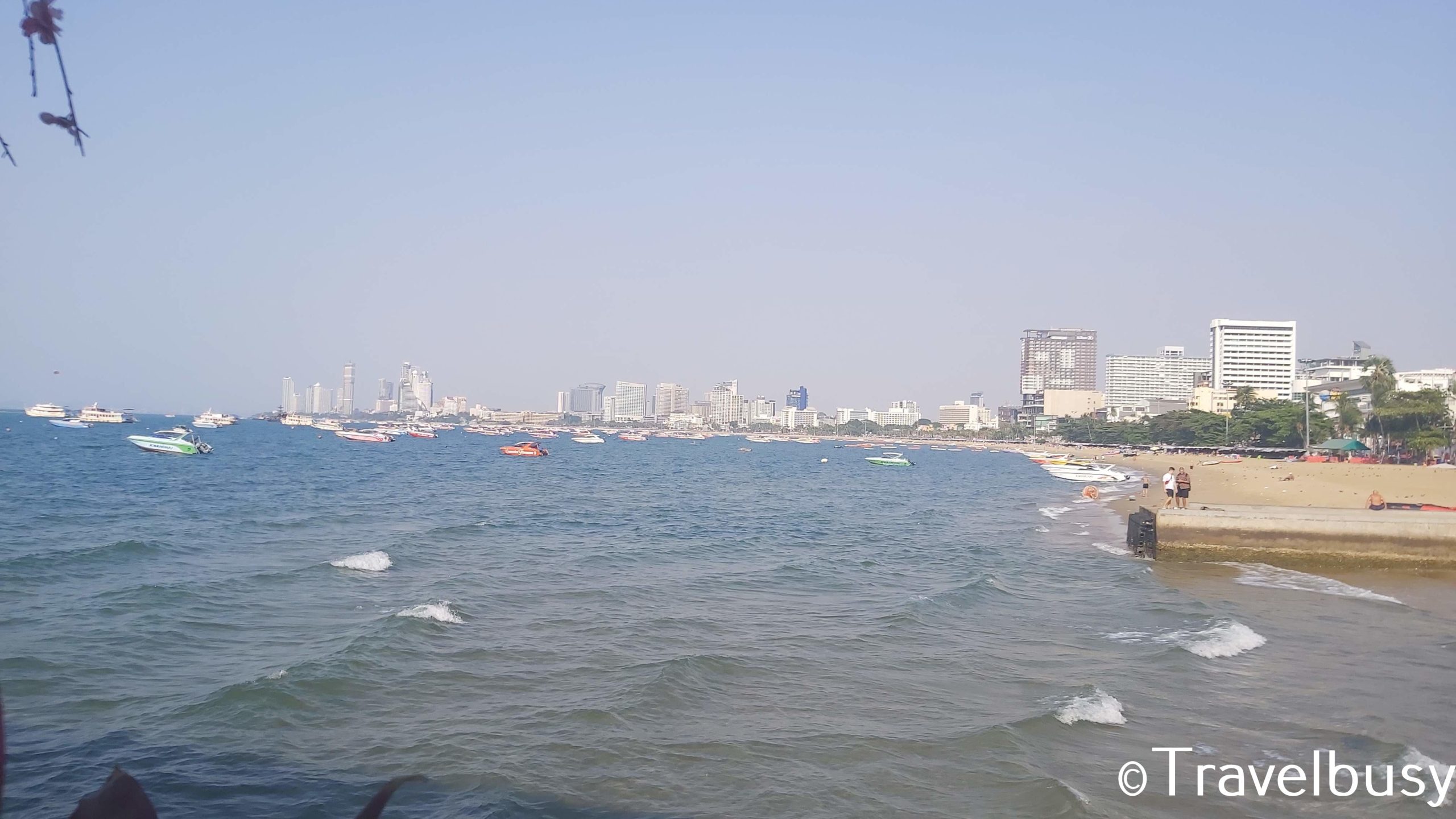 pattaya beach in January