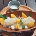 mango sticky rice from market